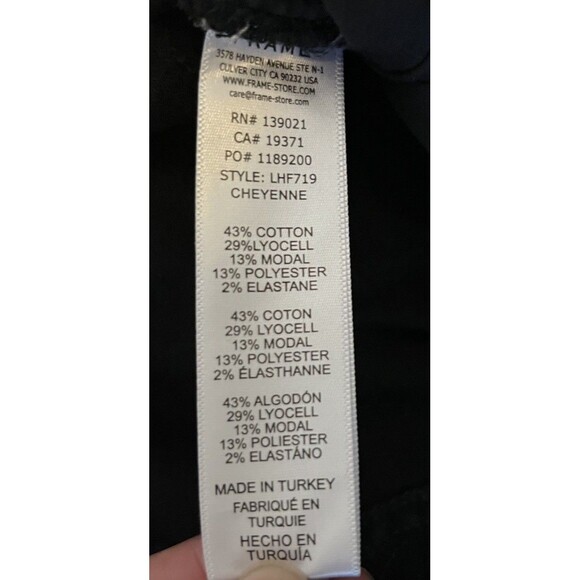 Frame Dark Gray Le High Flare Jean Size 32 - Picture 7 of 9